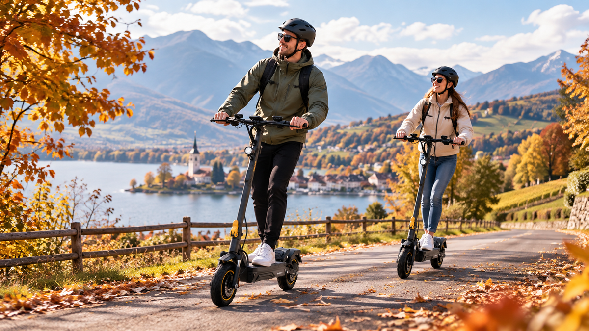 Autumn Adventures on Two Wheels: A Guide to Riding an Ausom E-Scooter in Europe